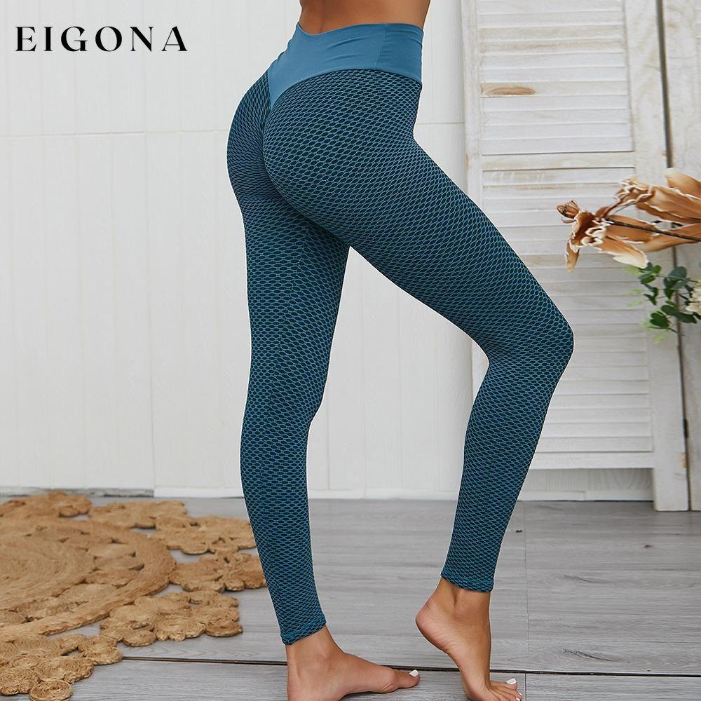 Women's Ruched High-Waist Butt Lifting Leggings Green __stock:50 bottoms refund_fee:800