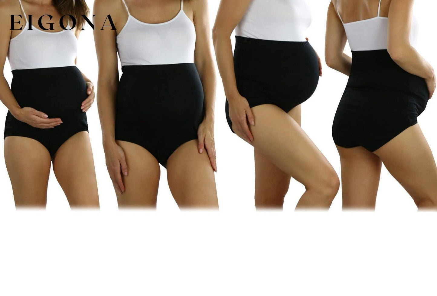 2-Pack: Women's High Waist Over The Bump Maternity Briefs __stock:100 lingerie refund_fee:800