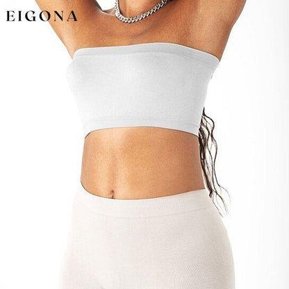 3-Pack: Women's Seamless Strapless Bandeau Crop Tube Top Bra Bralettes __stock:1000 lingerie refund_fee:800