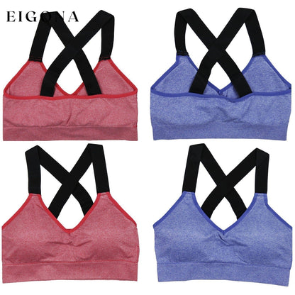 3-Pack: Women's Wide Cross-Strap Sports Bra __stock:150 lingerie Low stock refund_fee:1200