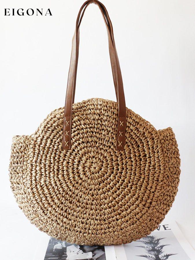 Boho Woven Tote Bag accessories bag cotton linens