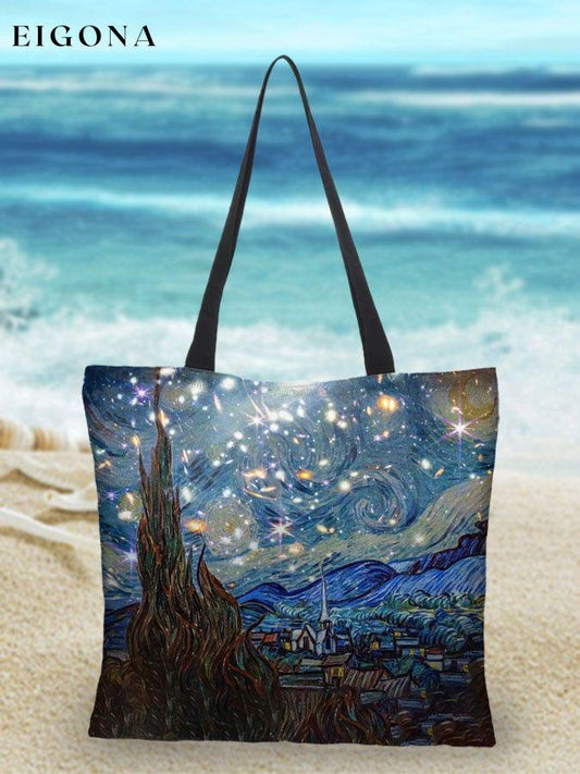 Oil Painting & Space Image Print Bag starry