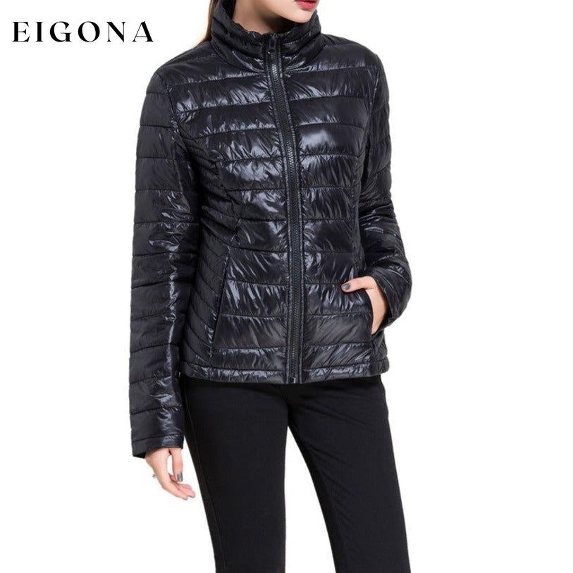 Women’s Goose Down Lightweight Puffer Jacket Black Jackets & Coats refund_fee:1200