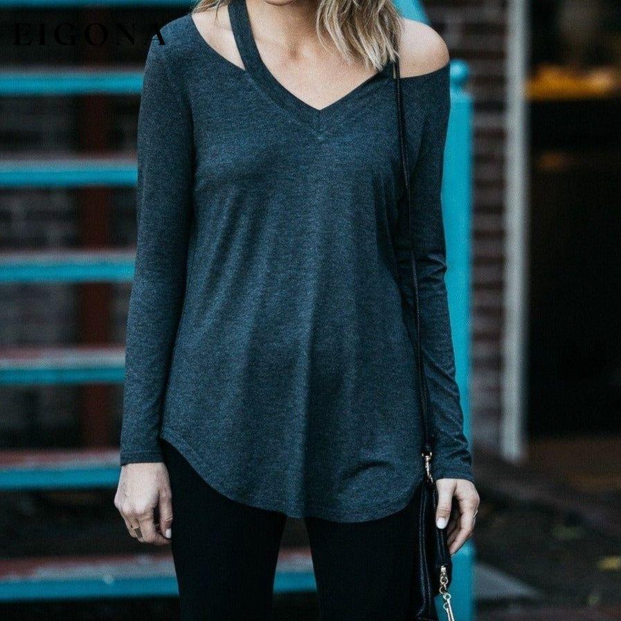 Cut Loose Long Sleeve Shirt S Dark Gray __label1:BOGO FREE __stock:50 Clearance clothes refund_fee:800 show-color-swatches tops