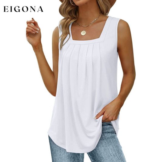 Summer Tank Tops for Women White __stock:200 clothes refund_fee:1200 tops