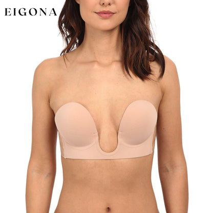 Women's Deep Plunge Convertible V Bra Beige __stock:550 lingerie refund_fee:1200 show-color-swatches