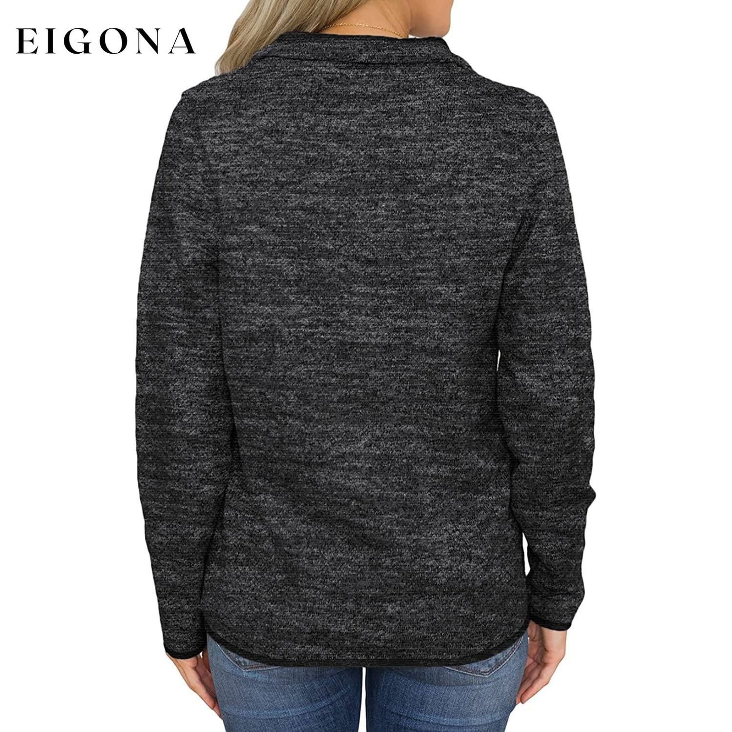Women Casual Long Sleeve Stand Collar with Pockets __stock:100 clothes refund_fee:1200 tops
