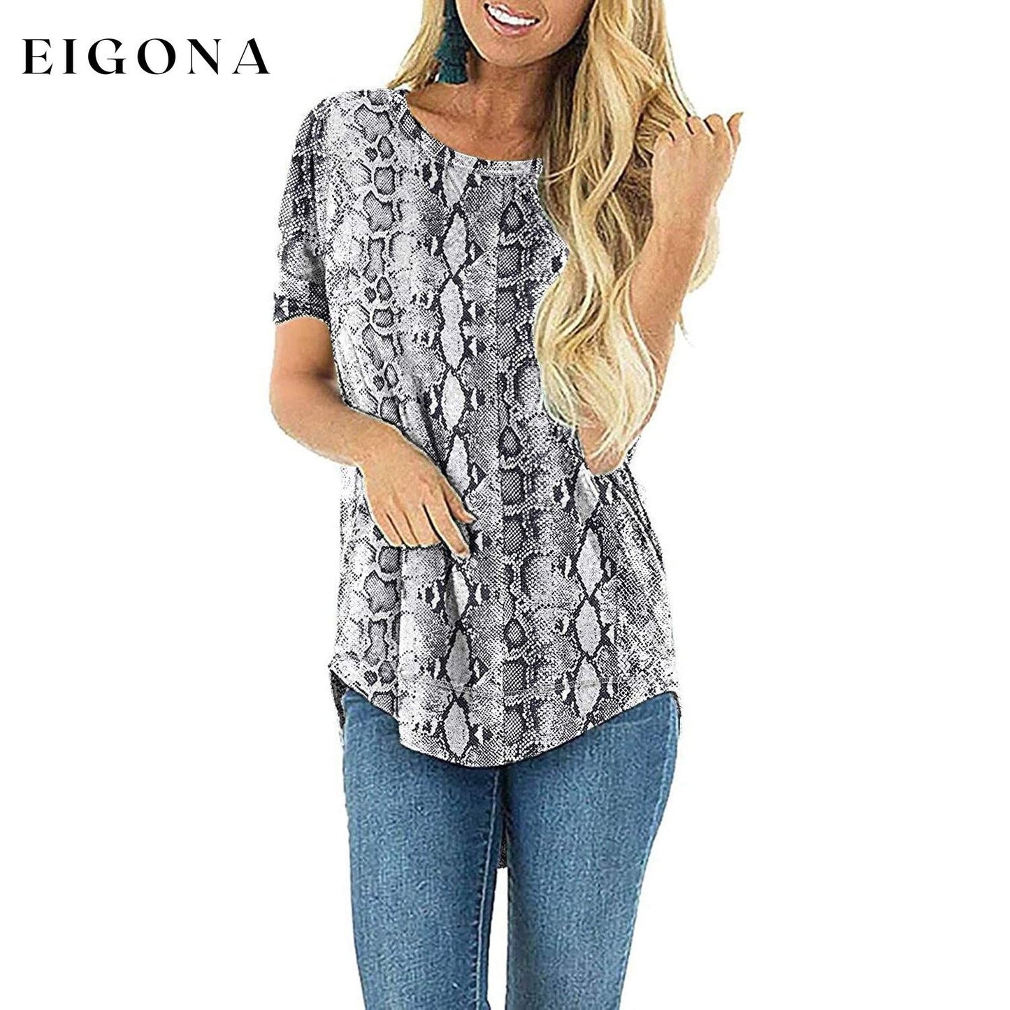 Women Long Sleeve Side Split Casual Loose Tunic Top __stock:200 clothes refund_fee:800 tops