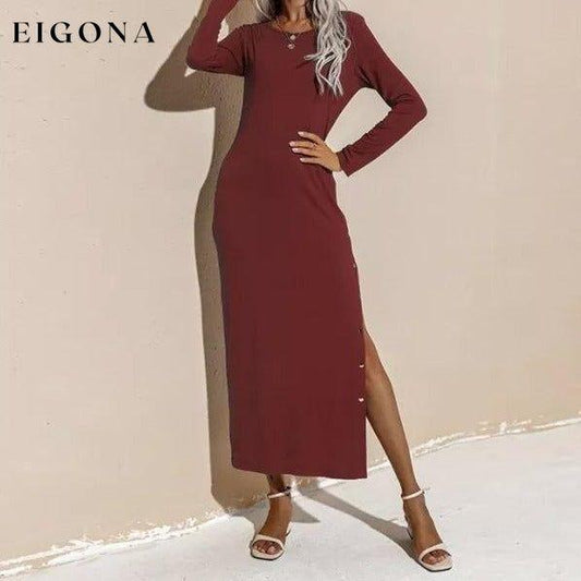 Women's Autumn and Winter Casual Long Sleeve Ladies Dress __stock:500 casual dresses clothes dresses refund_fee:1200