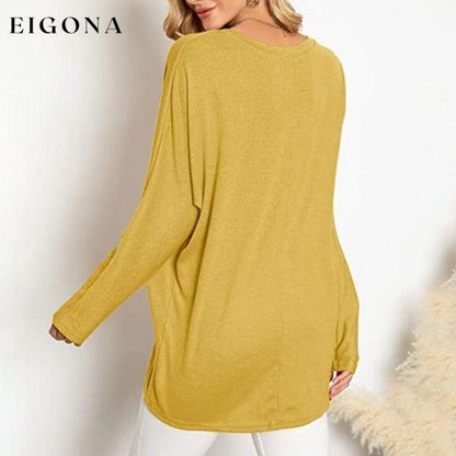 Women's Batwing Sleeve Loose Top __stock:500 clothes refund_fee:800 tops
