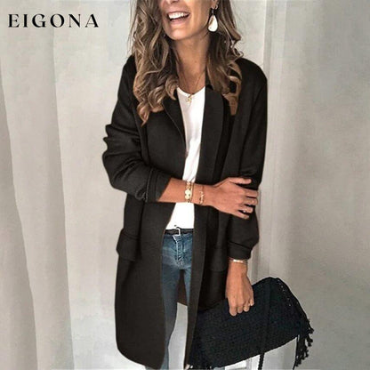 Women's Blazer Outdoor Coat Black __stock:200 Jackets & Coats refund_fee:1200