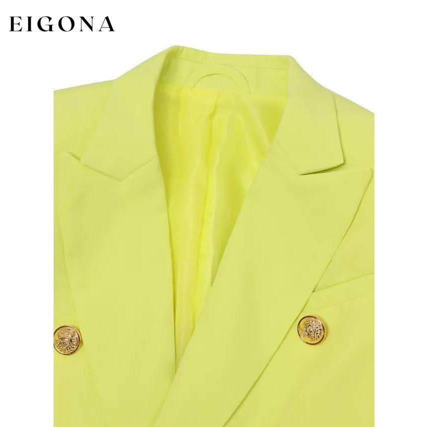 Women's Blazer Solid Color Vintage Style Casual Long Sleeve Coat __stock:200 Jackets & Coats refund_fee:1200