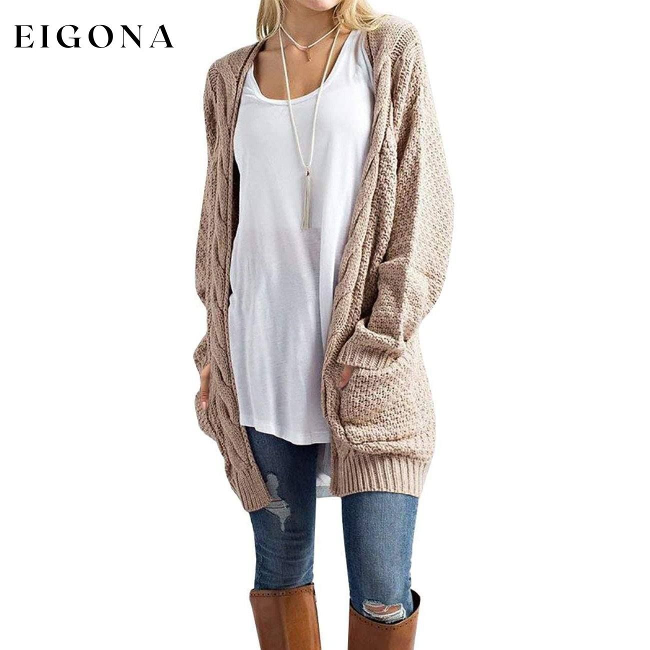 Women's Boho Long Sleeve Cardigan Light Pink __stock:500 Jackets & Coats refund_fee:1200