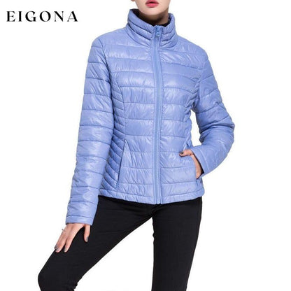 Women’s Goose Down Lightweight Puffer Jacket Periwinkle Jackets & Coats refund_fee:1200