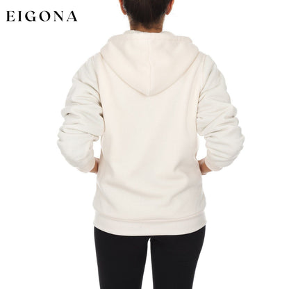 Women's Inner and Outer Sherpa Hoodie Sweatshirt Jacket __stock:300 Jackets & Coats refund_fee:1200