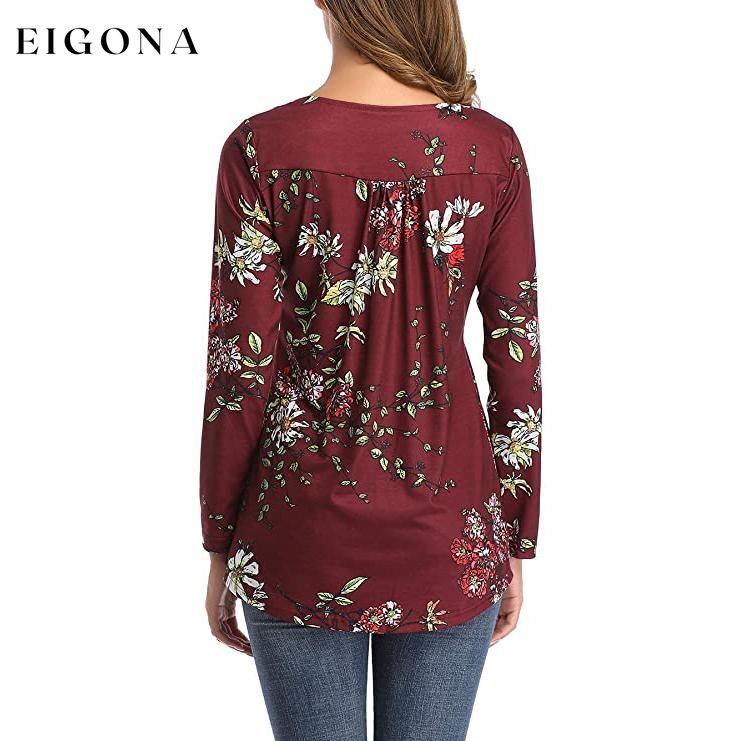Women's Long Sleeve Flare Tunic Tops __stock:500 clothes refund_fee:800 tops