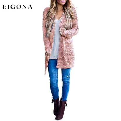 Women's Long-Sleeved Soft Chunky Knitted Sweater __stock:500 Jackets & Coats refund_fee:1200