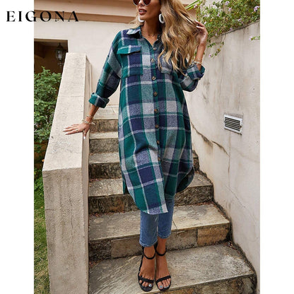 Womens Lounge Lapel Button Up Long Sleeve __stock:200 Jackets & Coats refund_fee:1800