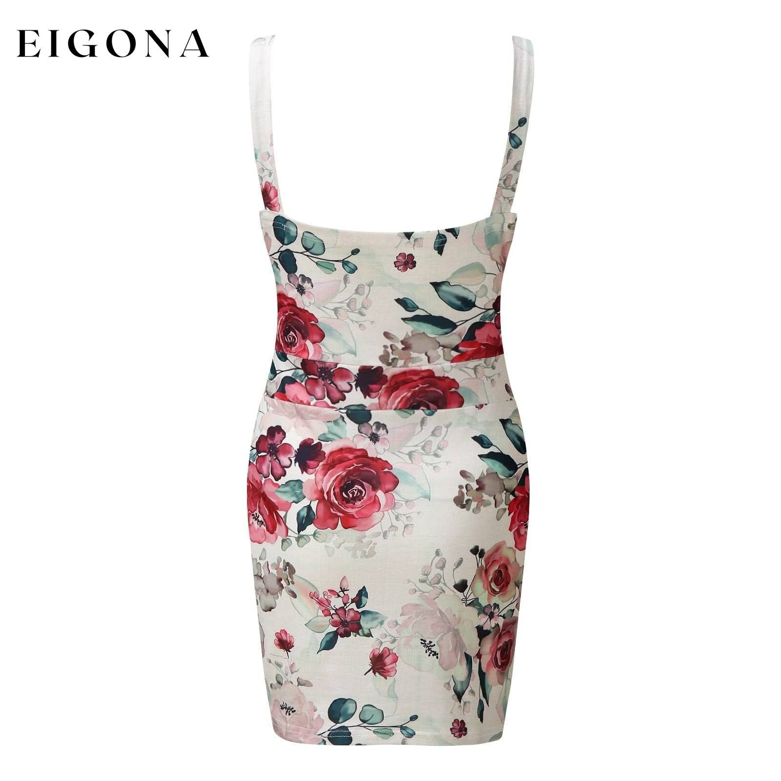 Women's Summer Spliced Dress Sling Sleeveless __stock:500 casual dresses clothes dresses refund_fee:800